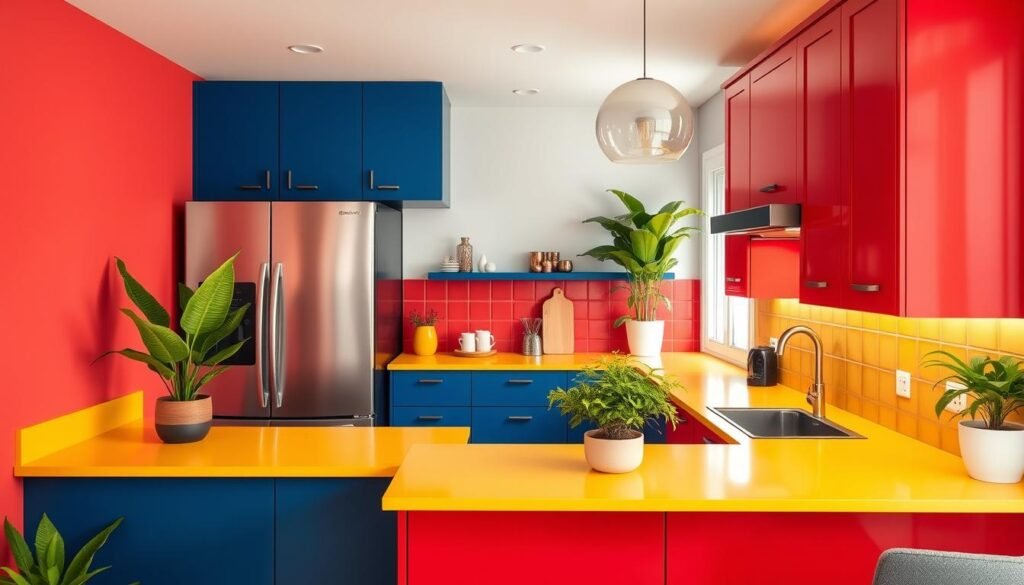 Balancing Bold Colors in Kitchens