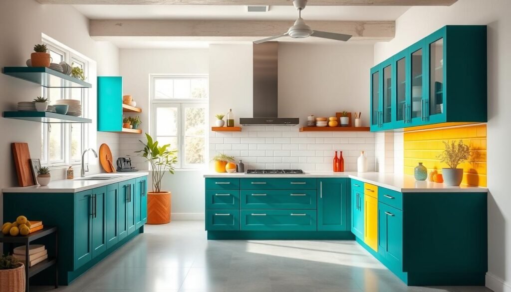 Bold Kitchen Cabinets