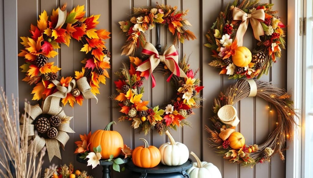 DIY fall wreaths