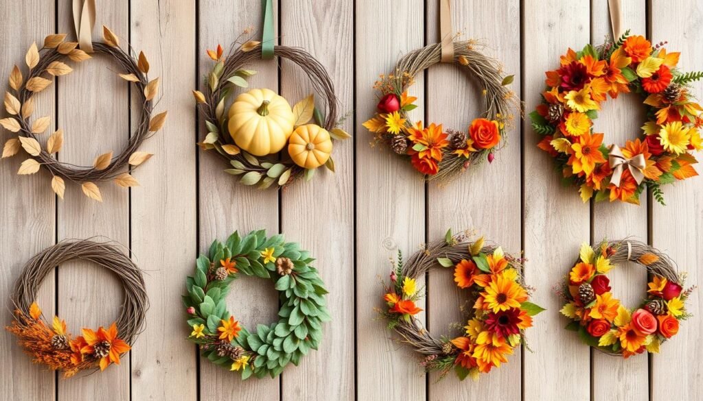 DIY fall wreaths