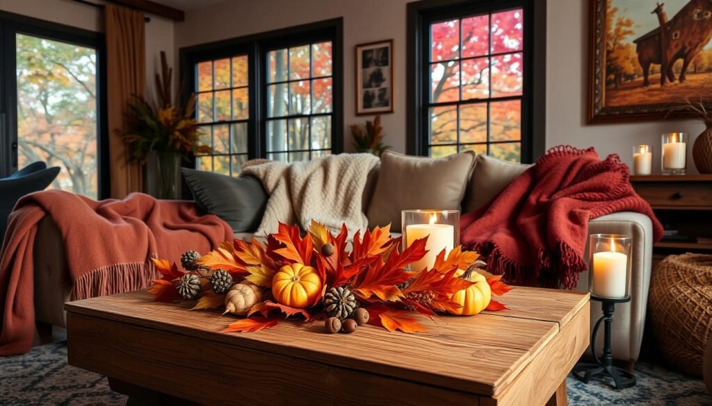 Nature-inspired fall decor