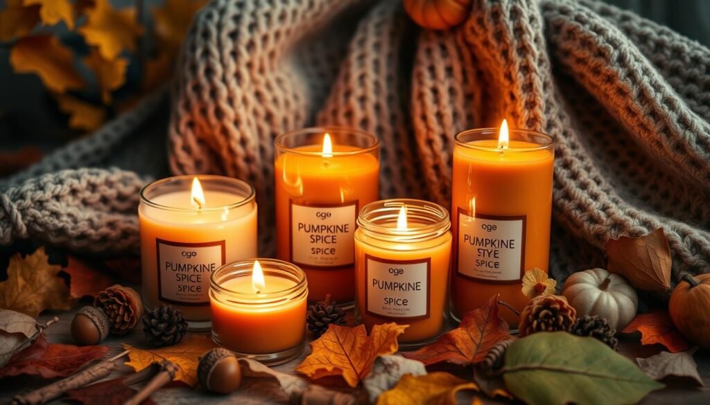 Pumpkin Spice Candles