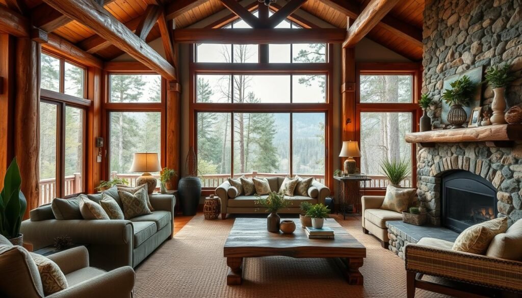 Rustic living room