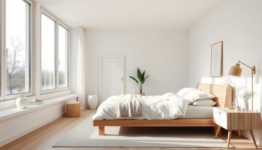 Scandinavian neutral bedroom