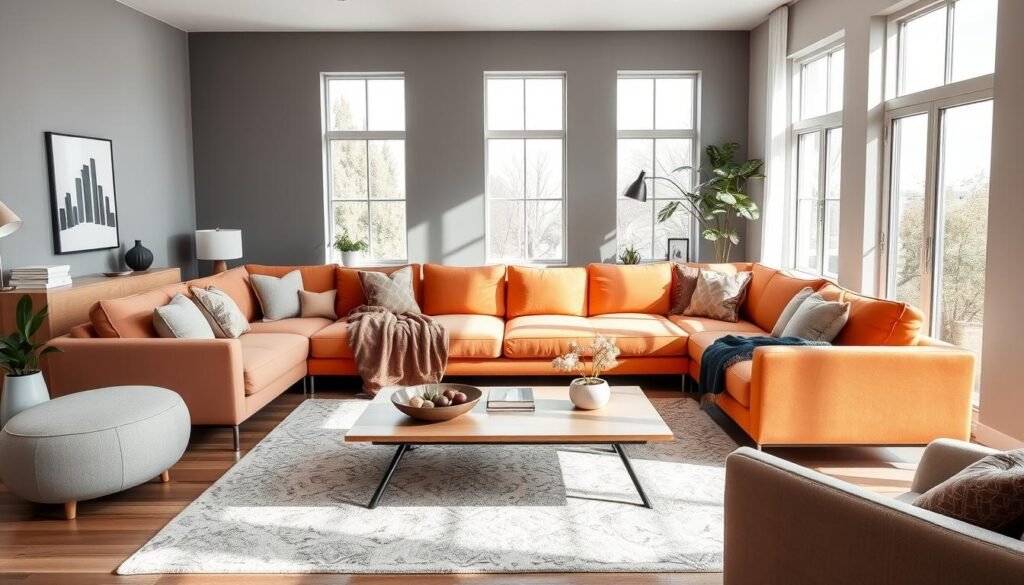 Sectional as focal point