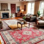 Using Rugs to Define Living Room Spaces