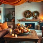 Warm Tones in Fall Decor