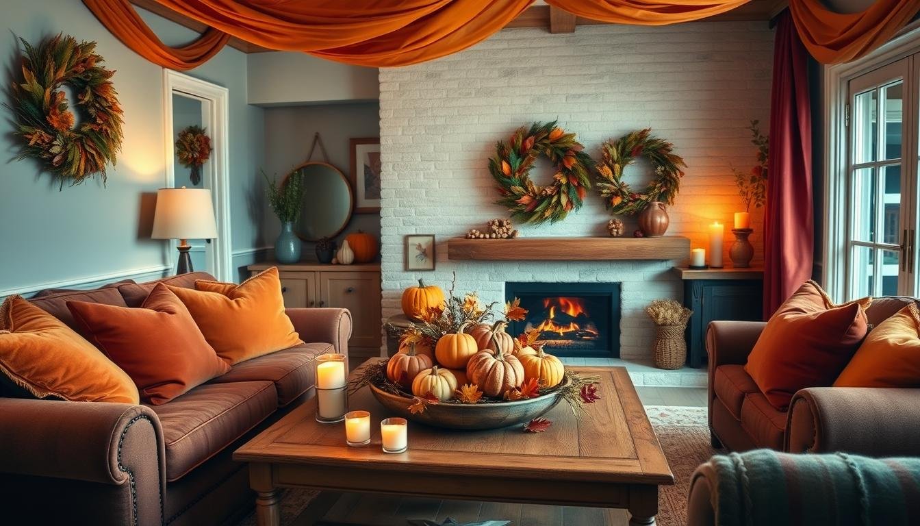 Warm Tones in Fall Decor