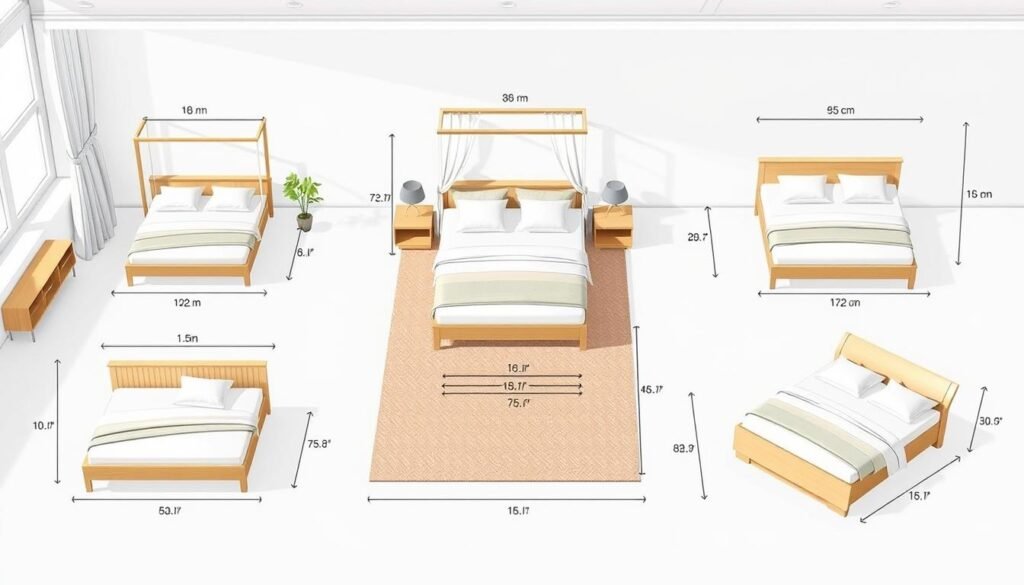 bed frame dimensions