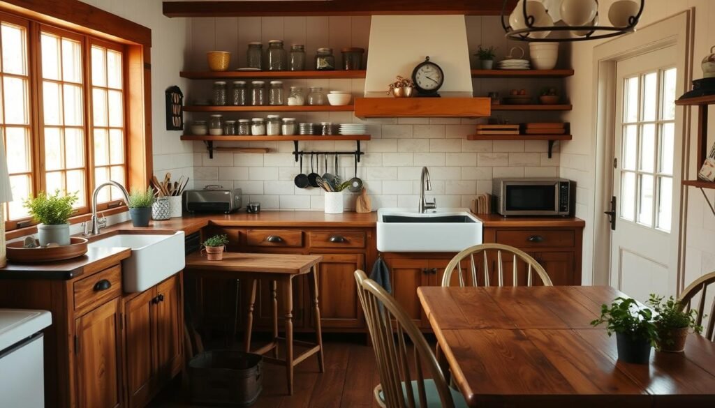 budget-friendly farmhouse kitchen