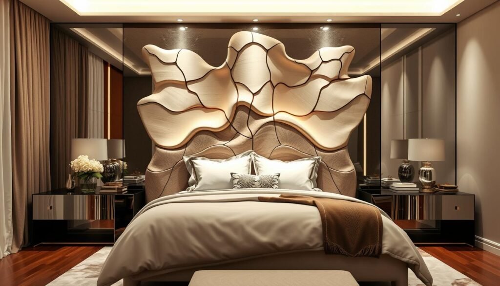 sculptural headboards