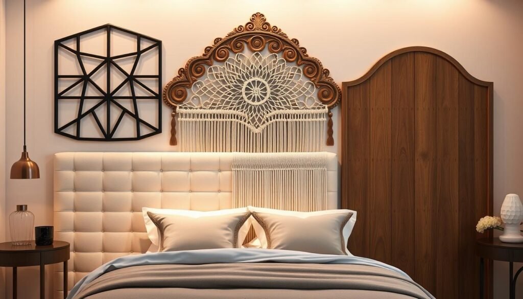 unique headboard shapes