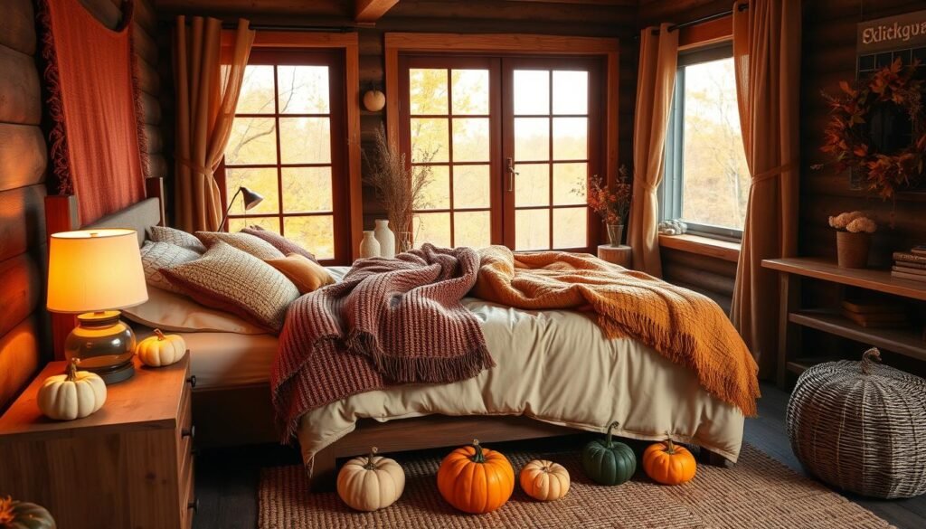 warm fall bedroom colors